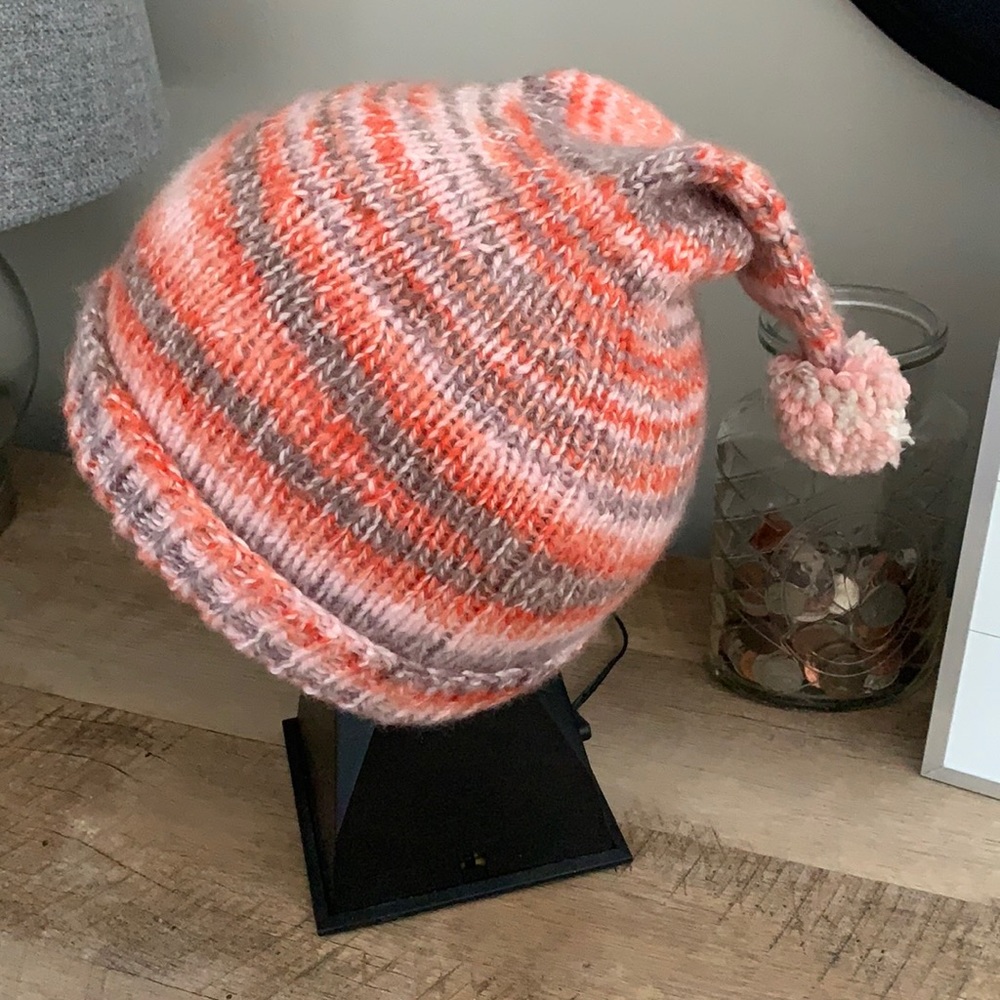 Homemade children’s hats never worn